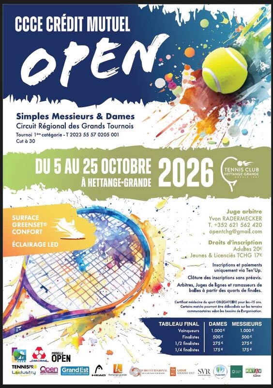 Affiche OPEN CCCE CREDIT MUTUEL CRGT